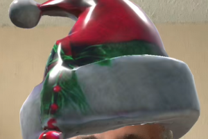 Christmas 3D hat.