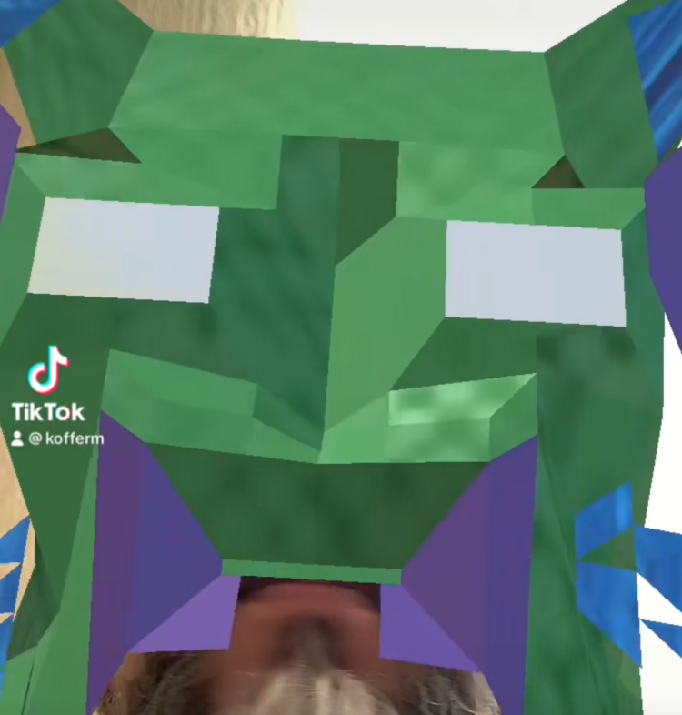 Green fantastic (tiktok mask)